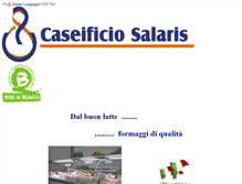 Tablet Screenshot of caseificiosalaris.it
